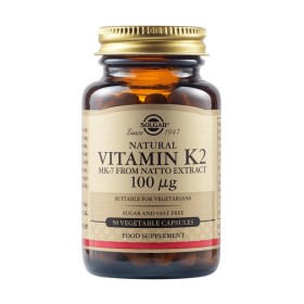 Solgar Vitamin K2 100μg για την Ομαλή Πήξη του Αίματος 50 Φυτικές Κάψουλες Solgar Vitamin K2 100μg για την Ομαλή Πήξη του Αίματος 50 Φυτικές Κάψουλες