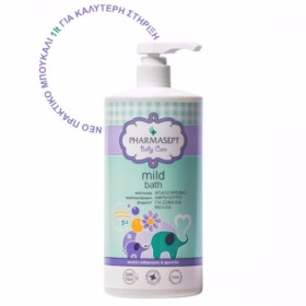 PHARMASEPT Baby Care Mild Bath Shower Βρεφικό Αφρόλουτρο για Πρόσωπο & Σώμα & Μαλλιά 1lt