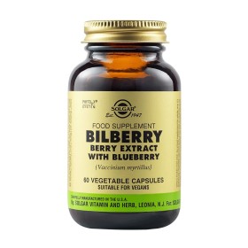 Solgar Bilberry Berry Extract With Blueberry για την Υγεία των Ματιών 60 Φυτικές Κάψουλες