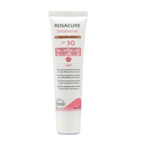 SYNCHROLINE Rosacure Intensive Ενυδατική Κρέμα Προσώπου Ημέρας με Χρώμα SPF30 για Ευαίσθητες Επιδερμίδες κατά των Ατελειών & της Ακμής 30ml