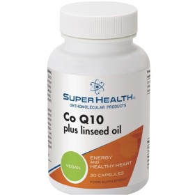 SUPER HEALTH Co Q10 30 Capsules