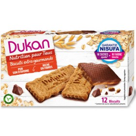 DUKAN Oat Biscuits with Chocolate Coating 200g