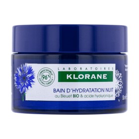 Klorane Bleuet Κρέμα Νυκτός με Φυτικό Υαλουρονικό Οξύ 50ml