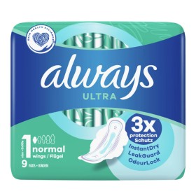 ALWAYS Normal Flow 4 Drops Night Sanitary Pads Size 1 9 Pcs
