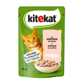 Kitekat Pouch Σολομό σε Σάλτσα 85g