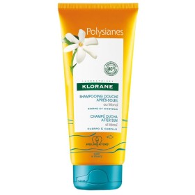 Klorane Polysianes Shampooing Douche Al Monoi Ντους Αναδόμησης Μετά την Θάλασσα Μαλλιά & Σώμα 200ml