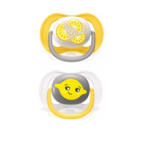 Philips Avent Πιπίλα Ultra Air 6-18m Κίτρινο 2 Τεμάχια