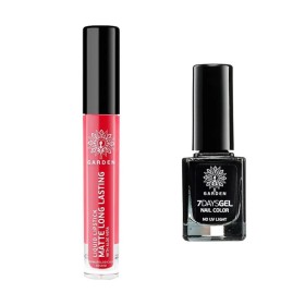 Garden Promo Liquid Lipstick 05 Matte Long Lasting Ματ Κραγιόν σε Υγρή Μορφή 4ml & 7 Days Gel Nail Color 03 Βερνίκι Νυχιών 12ml