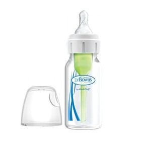 Dr. Browns Options+ Anti-Colic Μπιμπερό Πλαστικό με Στενό Λαιμό 0m+ 120ml