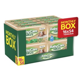 BABYCARE Promo Baby Wipes Natura Monthly Box 16 X 54 Pieces