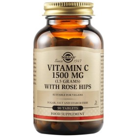 SOLGAR Vitamin C 1500mg with Rose Hips 90 Ταμπλέτες
