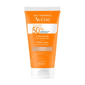 AVENE Soins Solaire Face Sun Cream SPF50+ with Color for Dry & Sensitive Skin 50ml