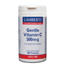 Lamberts Gentle Vitamin C 500mg Συμπλήρωμα με Βιταμίνη C 100 Ταμπλέτες Lamberts Gentle Vitamin C 500mg Συμπλήρωμα με Βιταμίνη C 100 Ταμπλέτες