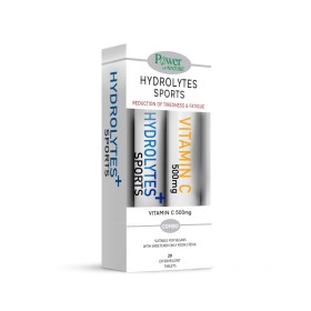 Power Health Promo Hydrolytes Sports 20 Αναβράζοντα Δισκία & Vitamin C 500mg 20 Αναβράζοντα Δισκία