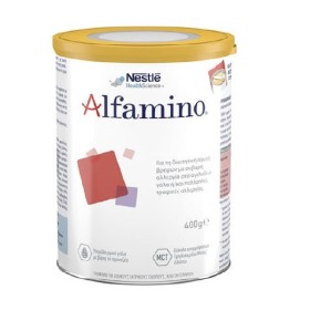 Nestle Alfamino Διαιτητική Αγωγή Βρεφών με Σοβαρές Τροφικές Αλλεργίες Από τη Γέννηση 400g Nestle Alfamino Διαιτητική Αγωγή Βρεφών με Σοβαρές Τροφικές Αλλεργίες Από τη Γέννηση 400g