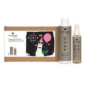 Messinian Spa Promo Birthday Hair & Body Mist για Σώμα & Μαλλιά Spicy Vanilla 100ml & Shower Gel Αφρόλουτρο Spicy Vanilla 250ml Messinian Spa Promo Birthday Hair & Body Mist για Σώμα & Μαλλιά Spicy Vanilla 100ml & Shower Gel Αφρόλουτρο Spicy Vanilla 250ml