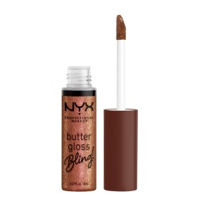 NYX PROFESSIONAL MAKE UP Butter Gloss Bling Lip Gloss Hustla 08 Καφέ 8ml