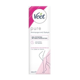 Veet Pure Κρέμα Αποτρίχωσης για Κανονικές Επιδερμίδες 100ml Veet Pure Κρέμα Αποτρίχωσης για Κανονικές Επιδερμίδες 100ml