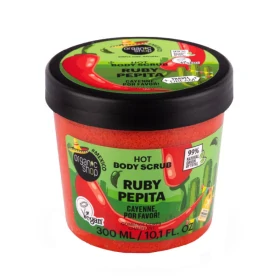 Organic Shop Travel Dream Ruby Pepita Hot Body Scrub Cayenne Por Favor Θερμό Απολεπιστικό Σώματος με Πιπέρι Καγιέν 300ml