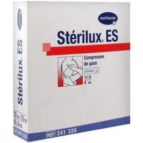 Hartmann Sterilux Es Αποστειρωμένες Γάζες 17 Κλωστών 16πλή 17x28cm 12 Τεμάχια Hartmann Sterilux Es Αποστειρωμένες Γάζες 17 Κλωστών 16πλή 17x28cm 12 Τεμάχια