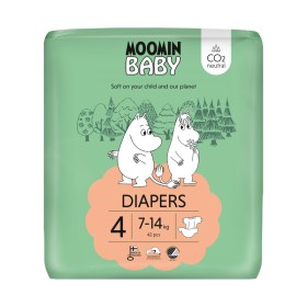 Moomin Baby Βρεφικές Πάνες Νο4 (7-14kg) 42 Τεμάχια