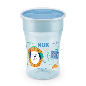 NUK Magic Cup Γαλάζιο με Λιοντάρι Κύπελλο με Εύκολη Ροή 8m+ 230ml [10.751.138]