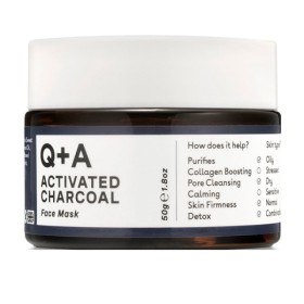 Q+A Activated Charcoal Face Mask Μάσκα Καθαρισμού Προσώπου με Ενεργό Άνθρακα 50g Q+A Activated Charcoal Face Mask Μάσκα Καθαρισμού Προσώπου με Ενεργό Άνθρακα 50g