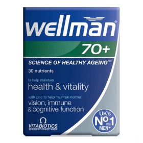 Vitabiotics Wellman για την Καλή Υγεία Ανδρών 70 Ετών & Άνω 30 Δισκία Vitabiotics Wellman για την Καλή Υγεία Ανδρών 70 Ετών & Άνω 30 Δισκία