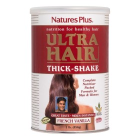 NATURES PLUS  Ultra Hair Thick Shake Φόρμουλα για Ενίσχυση της Τρίχας Γεύση Βανίλια 454g
