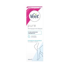Veet Pure Αποτριχωτική Κρέμα για Ευαίσθητη Επιδερμίδα 100ml Veet Pure Αποτριχωτική Κρέμα για Ευαίσθητη Επιδερμίδα 100ml