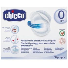 CHICCO Natural Feeling Αντιβακτηριακά Επιθέματα Στήθους 30 Τεμάχια