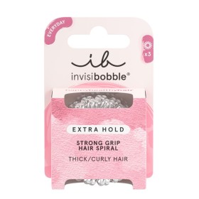 Invisibobble Extra Hold Hair Spiral Crystal Clear Λαστιχάκια Μαλλιών για Απόλυτο Κράτημα 3 Τεμάχια Invisibobble Extra Hold Hair Spiral Crystal Clear Λαστιχάκια Μαλλιών για Απόλυτο Κράτημα 3 Τεμάχια