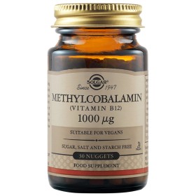 SOLGAR Methylcobalamin (Vitamin B12) 1000μg 30 Yπογλώσσια Δισκία