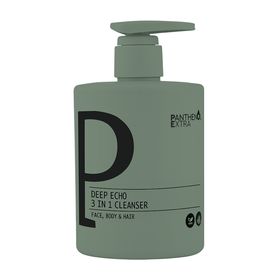 Panthenol Extra Deep Echo 3 in 1 Cleanser Ανδρικό Καθαριστικό για Πρόσωπο & Σώμα & Μαλλιά 500ml