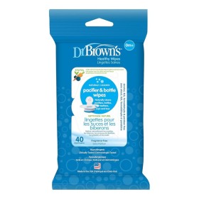 Dr. Browns Pacifier & Bottle Wipes Μαντηλάκια Καθαρισμού Πιπίλας & Θηλών 40 Τεμάχια