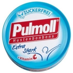 Pulmoll Καραμέλες Έξτρα Strong Μέντα + Βιταμίνη C 45g