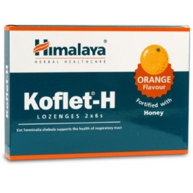 HIMALAYA Koflet-H Orange Lozenges 12 Pieces