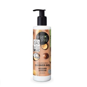 Organic Shop Kenyan Macadamia & Avocado Shower Gel Αφρόλουτρο Ευεξίας 280ml
