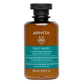 APIVITA Oily Hair Regulating Oiliness Shampoo with Mint & Propolis 250ml