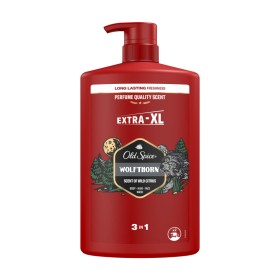 Old Spice Wolfthorn 3 in1 Ανδρικό Αφρόλουτρο Σαμπουάν σε Μορφή Gel για Σώμα Μαλλιά & Πρόσωπο 1000ml