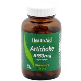 HEALTH AID Artichoke 8000mg Supplement for Good Liver & Digestive System Health 60 Tablets