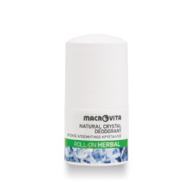 Macrovita Natural Crystal Deodorant Roll-On Herbal -φυσικός Αποσμητικό Κρύσταλλος 50ml