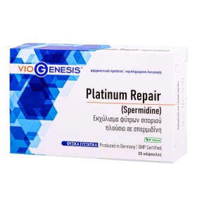 VIOGENESIS Platinum Repair Spermidine 2.5 mg κατά της Κυτταρικής Γήρανσης 30 Κάψουλες