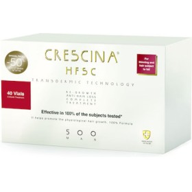 Crescina Hfsc Transdermic Complete Treatment 500 Man Αμπούλες Μαλλιών κατά της Τριχόπτωσης για Άνδρες 40x3.5ml Crescina Hfsc Transdermic Complete Treatment 500 Man Αμπούλες Μαλλιών κατά της Τριχόπτωσης για Άνδρες 40x3.5ml