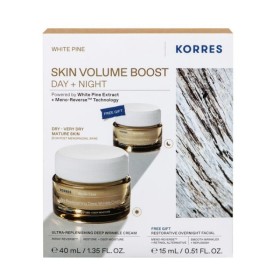 Korres Promo White Pine Ultra Replenishing Deep Wrinkle Κρέμα Ημέρας για Αναπλήρωση Όγκου 40ml & Restorative Overnight Facial Κρέμα Νυκτός 15ml