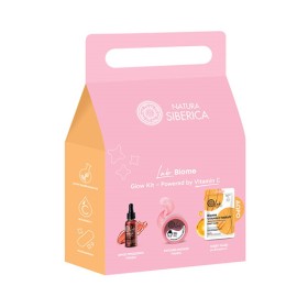 Natura Siberica Promo Lab Biome Glow Kit Ρουτινά Λάμψης με Ορός Προσώπου Λάμψης 30ml & Patches Ματιών για Λάμψη 60 Τεμάχια & Μάσκα Προσώπου