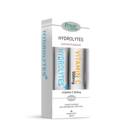Power Health Promo Hydrolytes 20 Αναβράζοντα Δισκία & Vitamin C 500mg Γεύση Πορτοκάλι 20 Αναβράζοντα Δισκία