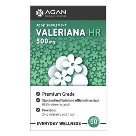 AGAN Valeriana 500mg for Relaxation of the Nervous System 30 Capsules