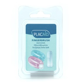 Plac Aid Fingerbrush Μαλακή Βρεφική Οδοντόβουρτσα Δαχτύλου 1 Τεμάχιο