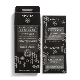 Apivita Express Beuty Μάσκα για Βαθύ Καθαρισμό για Λιπαρές Επιδερμίδες με Πρόπολη 2x8ml